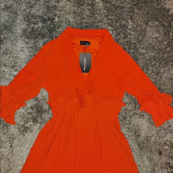 PRETTY LITTLE THING frill detailed skater dress - Picture 5 of 5